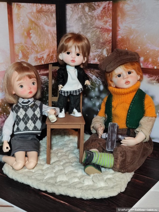 Куколки бывают разные, но все они прекрасные 🤗