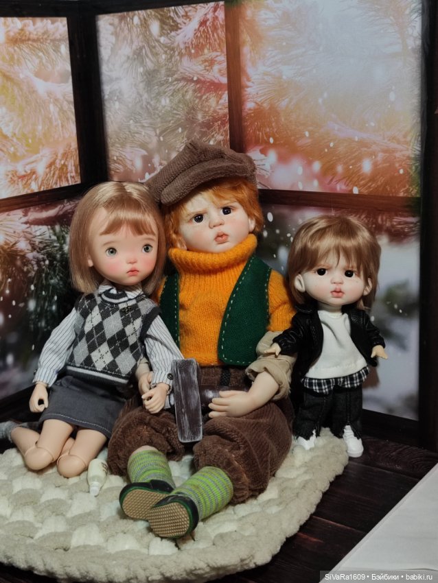 Куколки бывают разные, но все они прекрасные 🤗