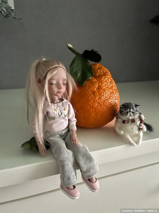 🍊 Любители мандаринов — Домашние фото авторских игрушек: Тедди (фото 2)