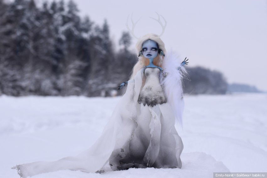 Ледяные просторы — ООАК Monster High и Ever After High: репейнт