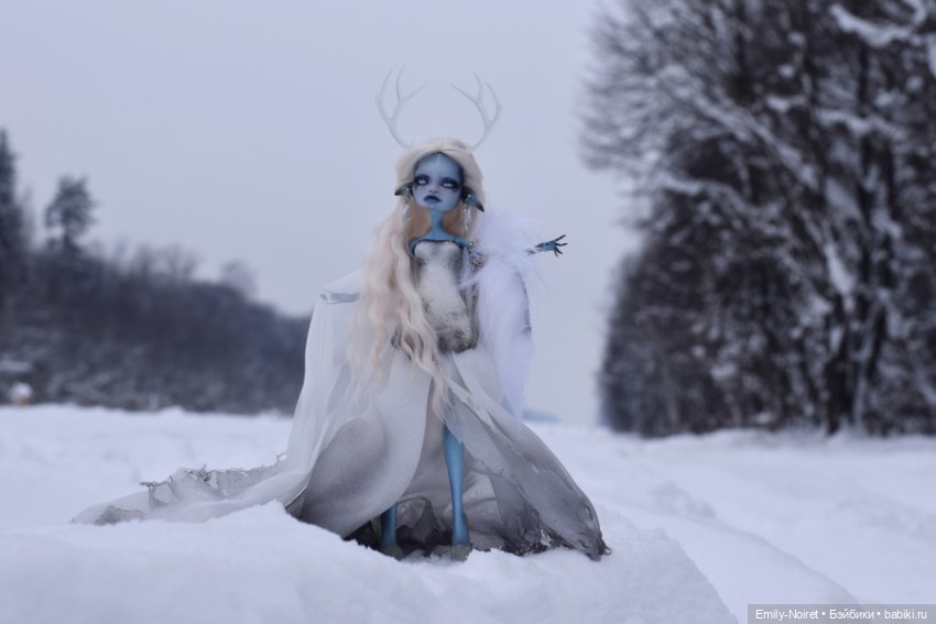 Ледяные просторы — ООАК Monster High и Ever After High: репейнт (фото 8)