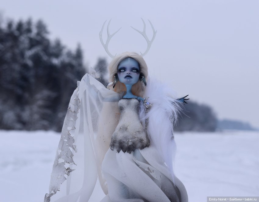 Ледяные просторы — ООАК Monster High и Ever After High: репейнт (фото 5)