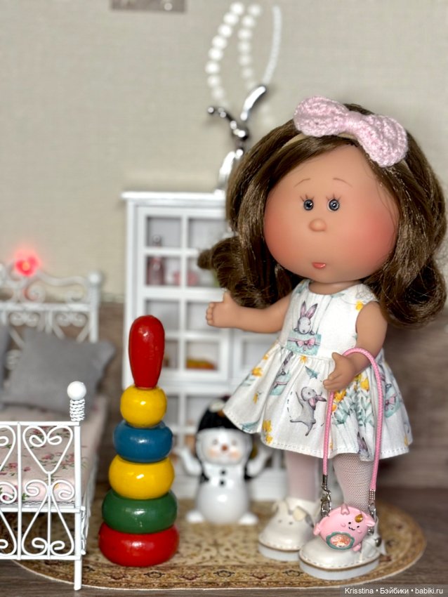 Девочка и кот… — Куклы Nines d'Onil (Нинес): Миа (Mia) (фото 2)