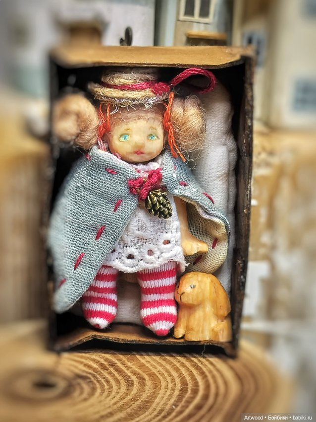 Миниатюра — Авторские куклы из дерева