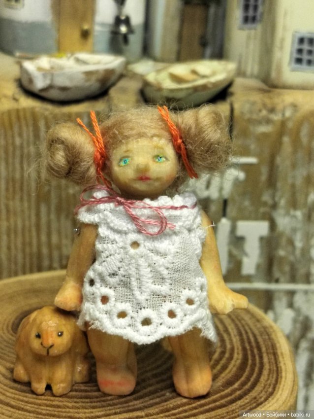Миниатюра — Авторские куклы из дерева (фото 3)