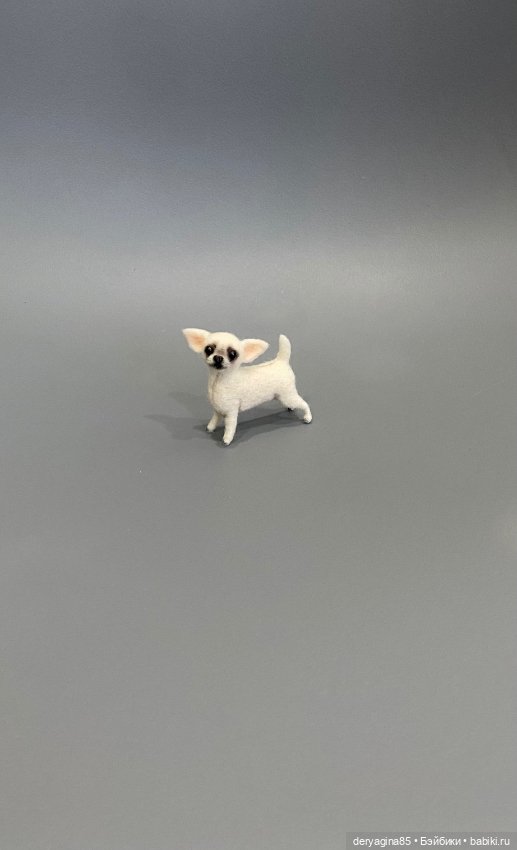 Чихуахуа — Валяные игрушки из шерсти: сухое валяние (фото 4)