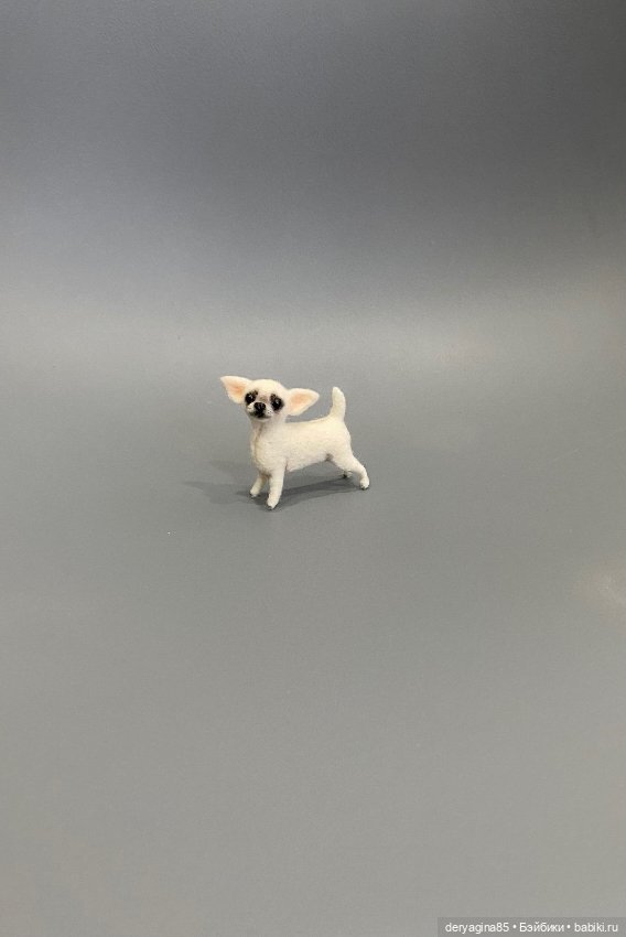 Чихуахуа — Валяные игрушки из шерсти: сухое валяние (фото 3)