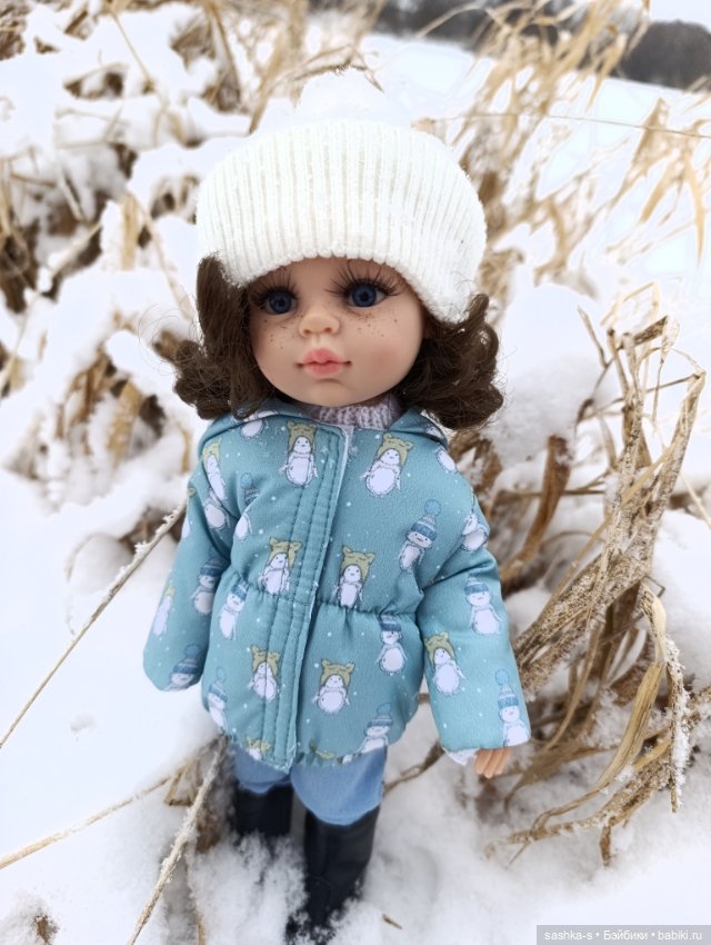 Зимние прогулки с куклами - ч.1