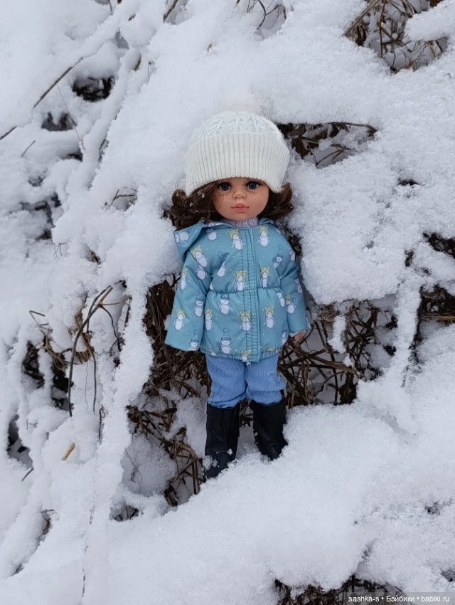 Зимние прогулки с куклами - ч.1