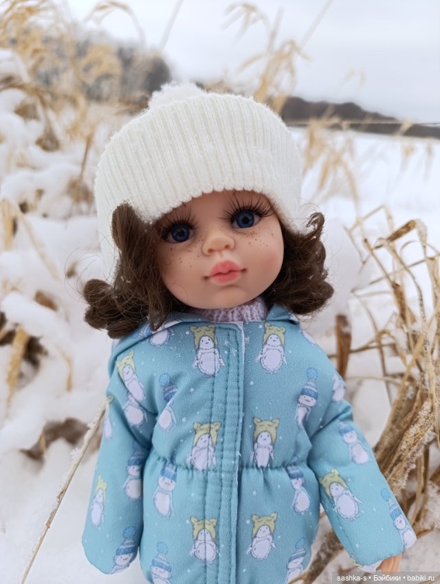 Зимние прогулки с куклами - ч.1