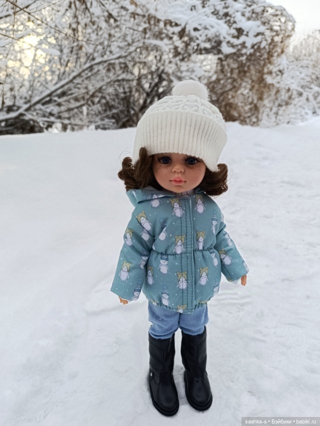 Зимние прогулки с куклами - ч.1