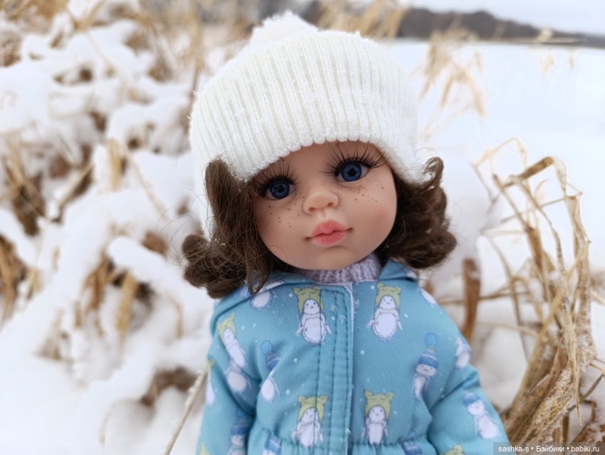 Зимние прогулки с куклами - ч.1