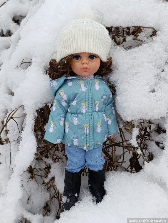 Зимние прогулки с куклами - ч.1