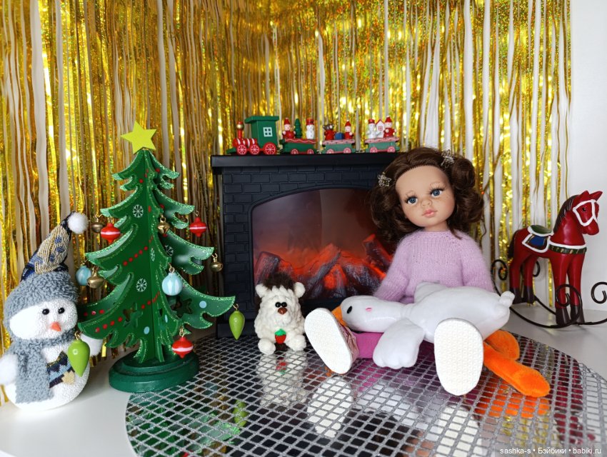 Зимние прогулки с куклами - ч.1