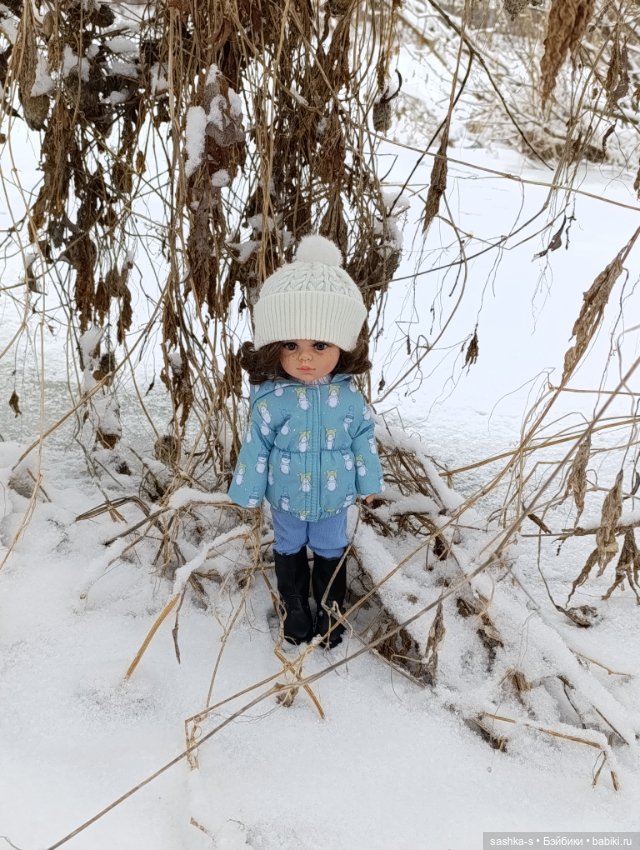 Зимние прогулки с куклами - ч.1