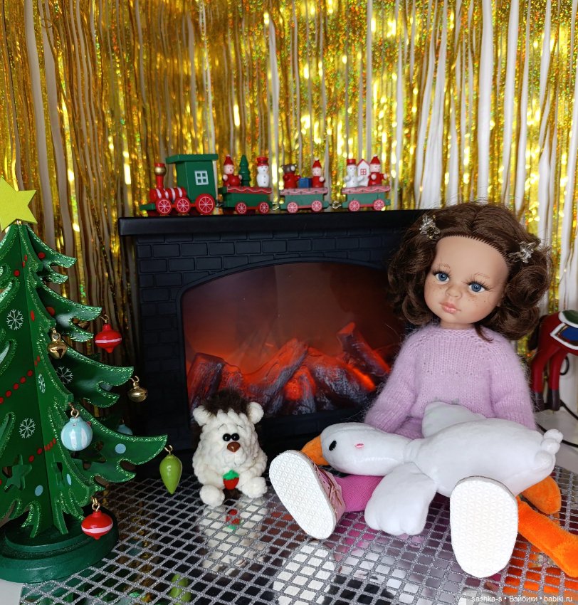 Зимние прогулки с куклами - ч.1