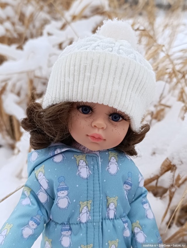Зимние прогулки с куклами - ч.1
