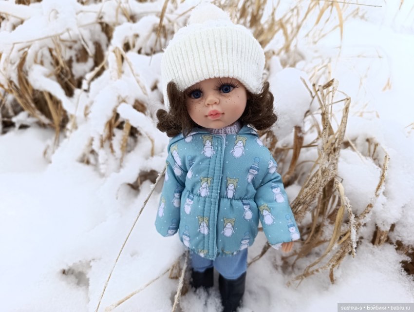 Зимние прогулки с куклами - ч.1