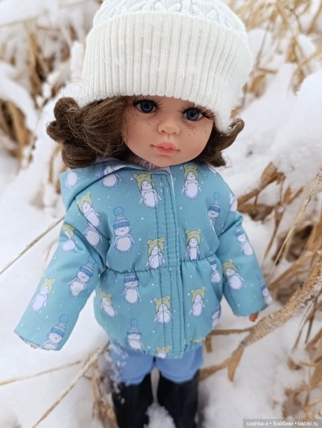 Зимние прогулки с куклами - ч.1