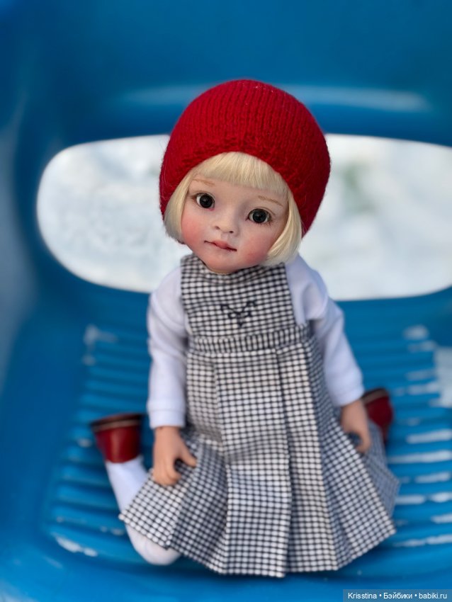 Зимняя прогулка ❄️ — ООАК Paola Reina (Паола Рейна) и испанских кукол: перерисовка (фото 6)