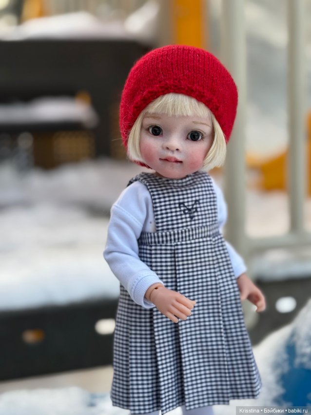 Зимняя прогулка ❄️ — ООАК Paola Reina (Паола Рейна) и испанских кукол: перерисовка (фото 7)