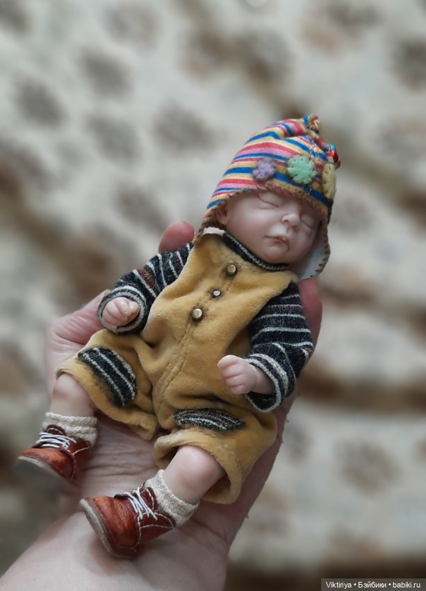 Спящий гномик Харитоша — Лепка авторских кукол: полимерная глина (фото 2)