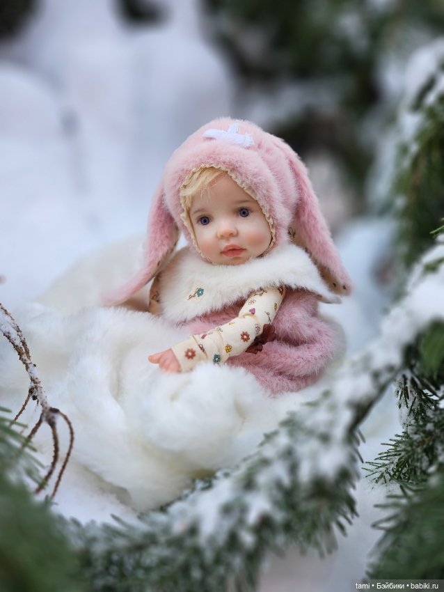 Заинька на снегу — Домашние фото авторских кукол: личные коллекции (фото 6)