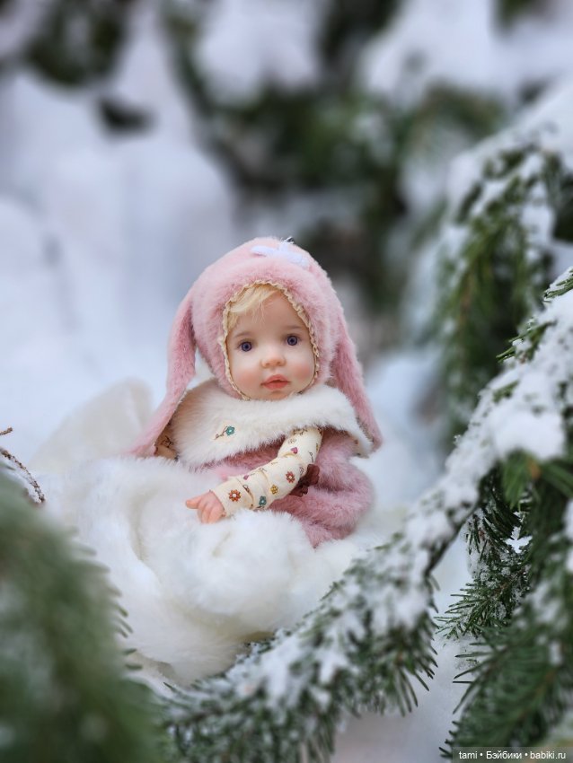 Заинька на снегу — Домашние фото авторских кукол: личные коллекции (фото 4)