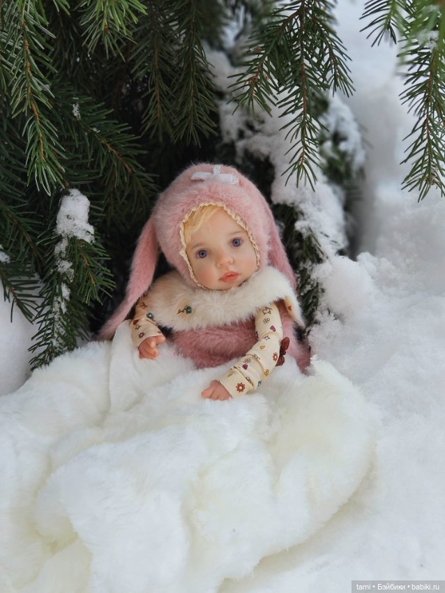 Заинька на снегу — Домашние фото авторских кукол: личные коллекции (фото 10)