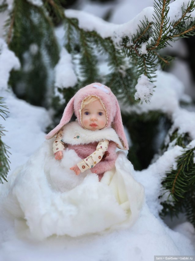 Заинька на снегу — Домашние фото авторских кукол: личные коллекции (фото 8)