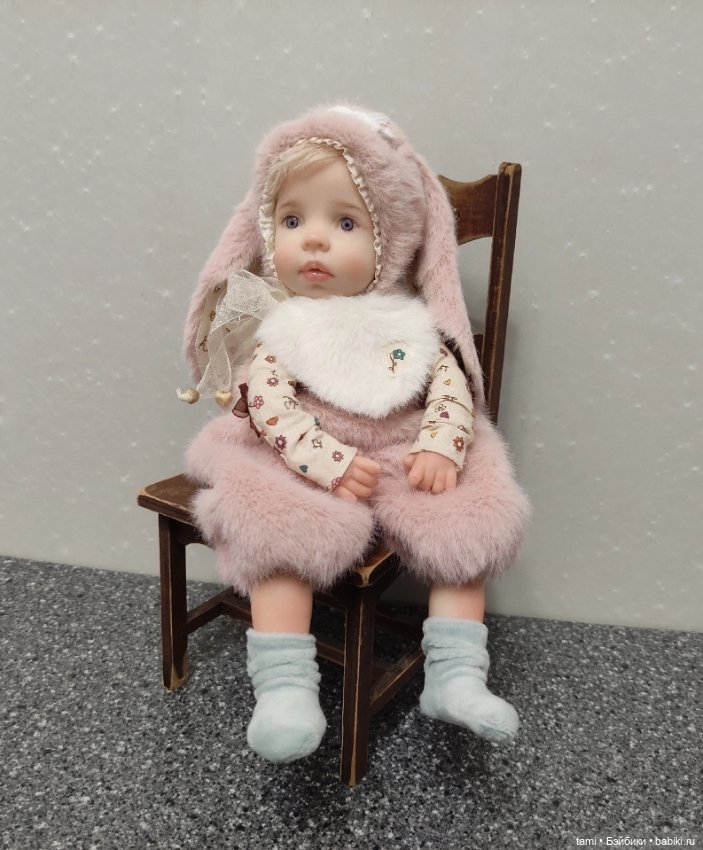 Заинька на снегу — Домашние фото авторских кукол: личные коллекции