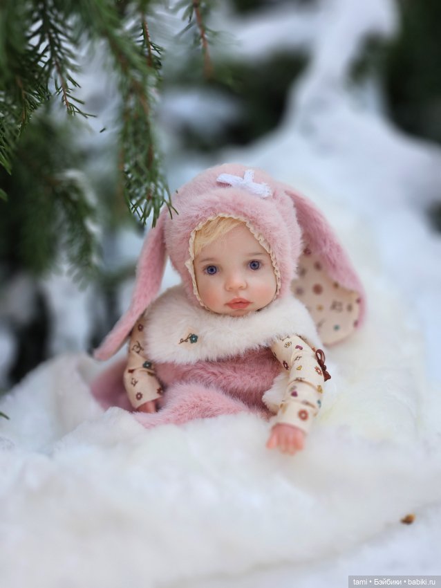 Заинька на снегу — Домашние фото авторских кукол: личные коллекции (фото 9)