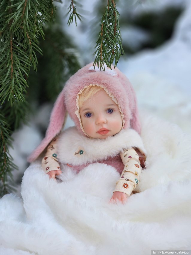 Заинька на снегу — Домашние фото авторских кукол: личные коллекции (фото 7)