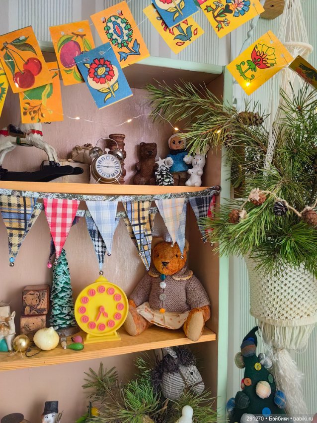 Новый год из детства . Ретро полочка (фото 2)