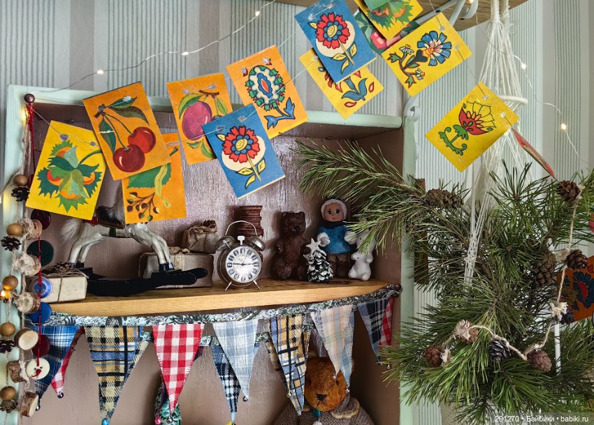 Новый год из детства . Ретро полочка (фото 3)