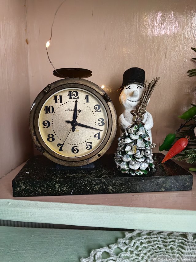 Новый год из детства . Ретро полочка