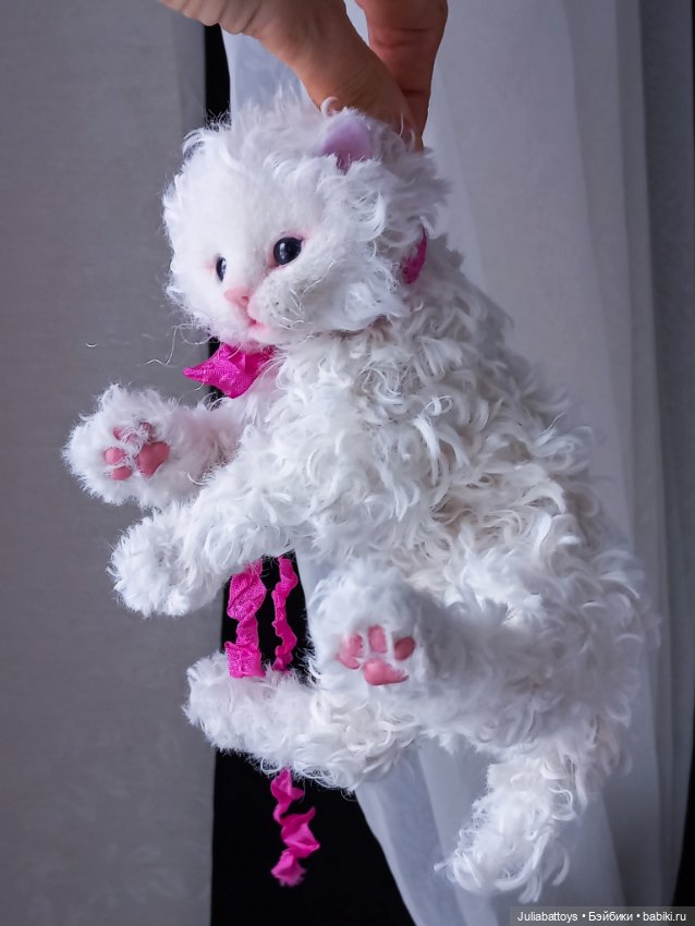 Игрушка котенок Селкирк рекс 💓 (фото 8)