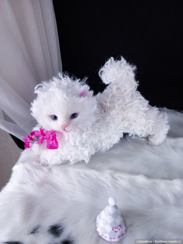 Игрушка котенок Селкирк рекс 💓