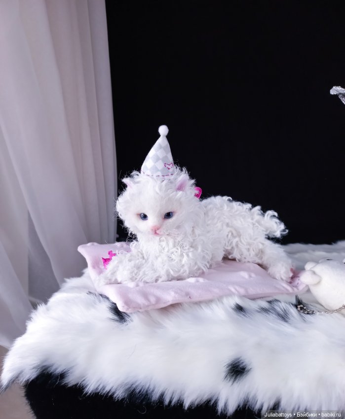 Игрушка котенок Селкирк рекс 💓