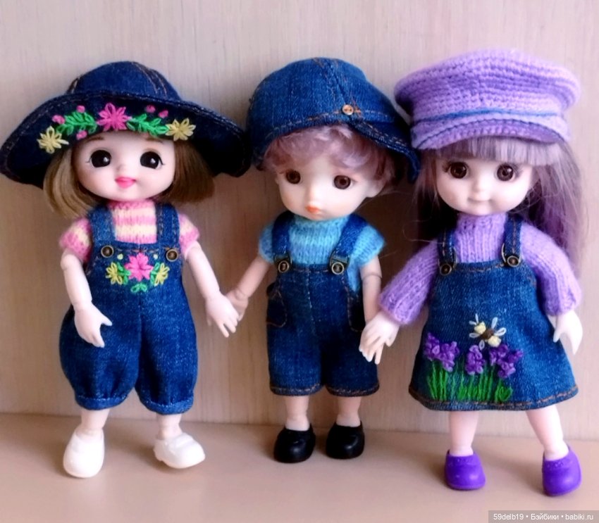 Новый джинсовый наряд для баболи Маи