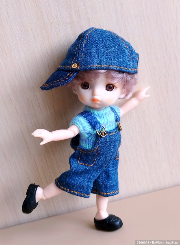 Ещё один джинсовый образ для баболика Алёшки