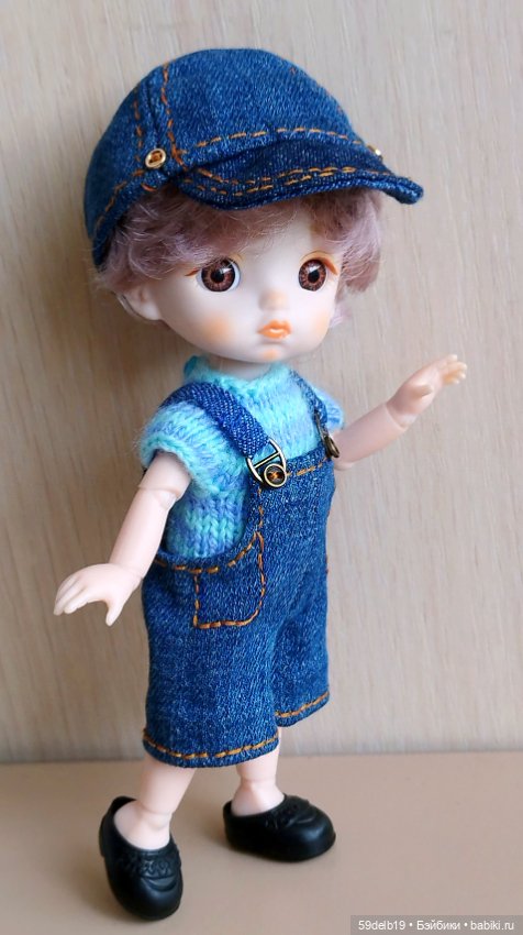 Ещё один джинсовый образ для баболика Алёшки (фото 5)