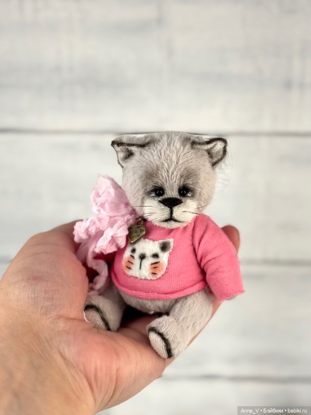 Тедди котик — Авторские мишки Тедди и друзья: фото (фото 5)