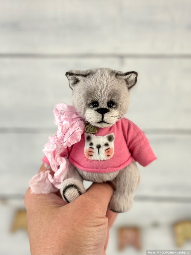 Тедди котик — Авторские мишки Тедди и друзья: фото (фото 2)