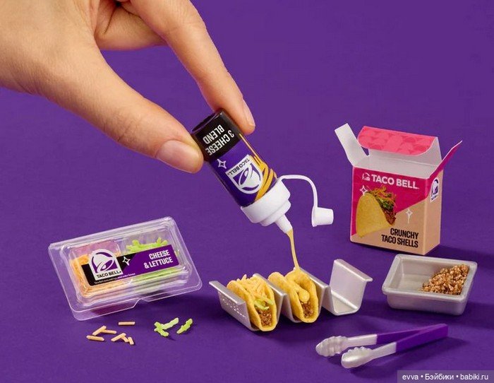 По мотивам Taco Bell — Кукольная миниатюра своими руками: еда