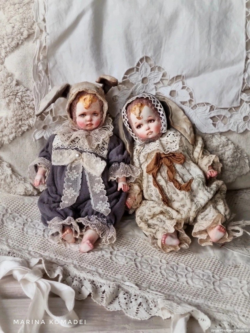 Тедди долл с выкрйокой от Марины Комадей (фото 2)