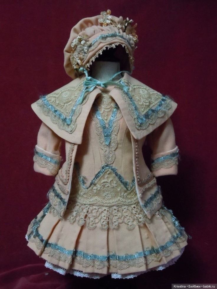 Наряды для антикварных кукол, часть вторая
