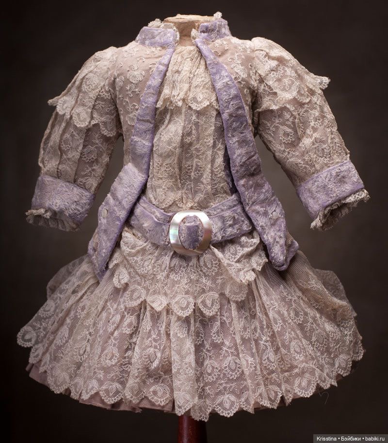 Наряды для антикварных кукол, часть вторая