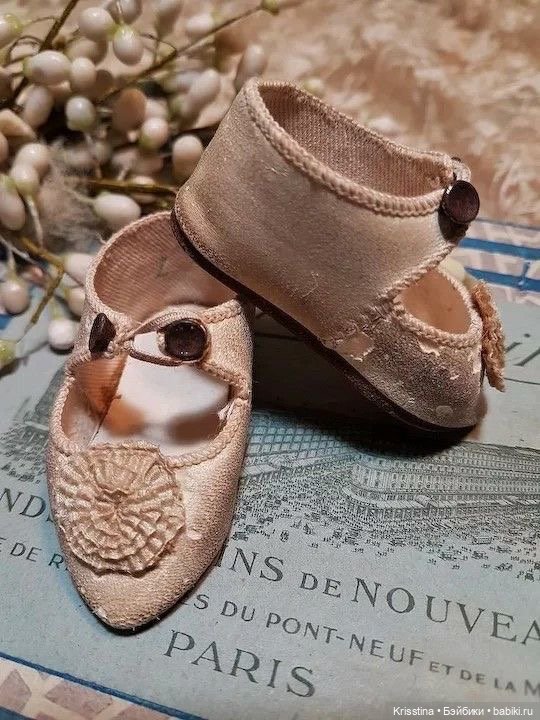 Обувь для антикварных кукол
