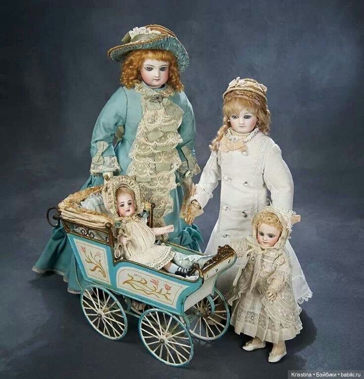 Аксессуары для антикварных кукол,часть третья